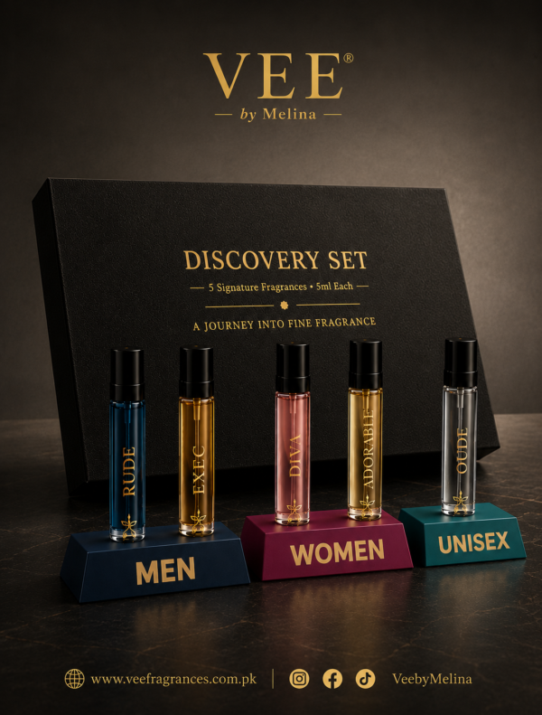 VEE by Melina — Discovery Set | Five Moods. One Impression.