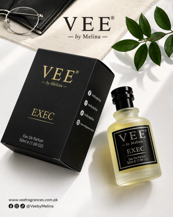 exec with box by vee fragrances vee by melina a hihg premium quality perfume for men
